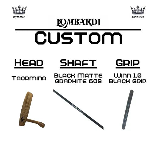 Lombardi Golf Custom Rose Gold Taormina Blade Golf Putter - GOLF LEAGUE