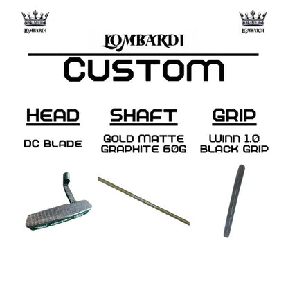 Lombardi Golf Custom Silver DC Blade Golf Putter - GOLF LEAGUE
