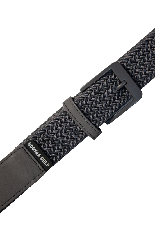 BOOYAA PREMIUM BELT - Woven Gray Stretch