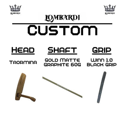 Lombardi Golf Custom Rose Gold Taormina Blade Golf Putter - GOLF LEAGUE