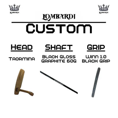 Lombardi Golf Custom Rose Gold Taormina Blade Golf Putter - GOLF LEAGUE