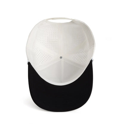 White & Black Upside Down Hat