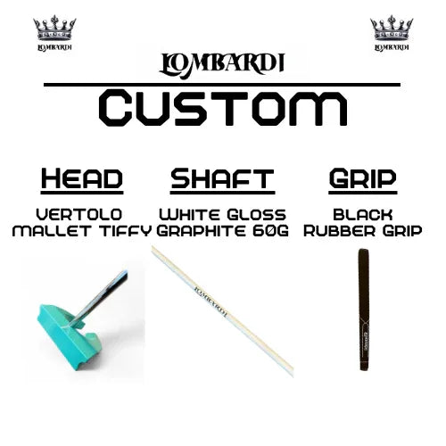 Lombardi Golf Custom Tiffy Vertolo Mallet Golf Putter - GOLF LEAGUE