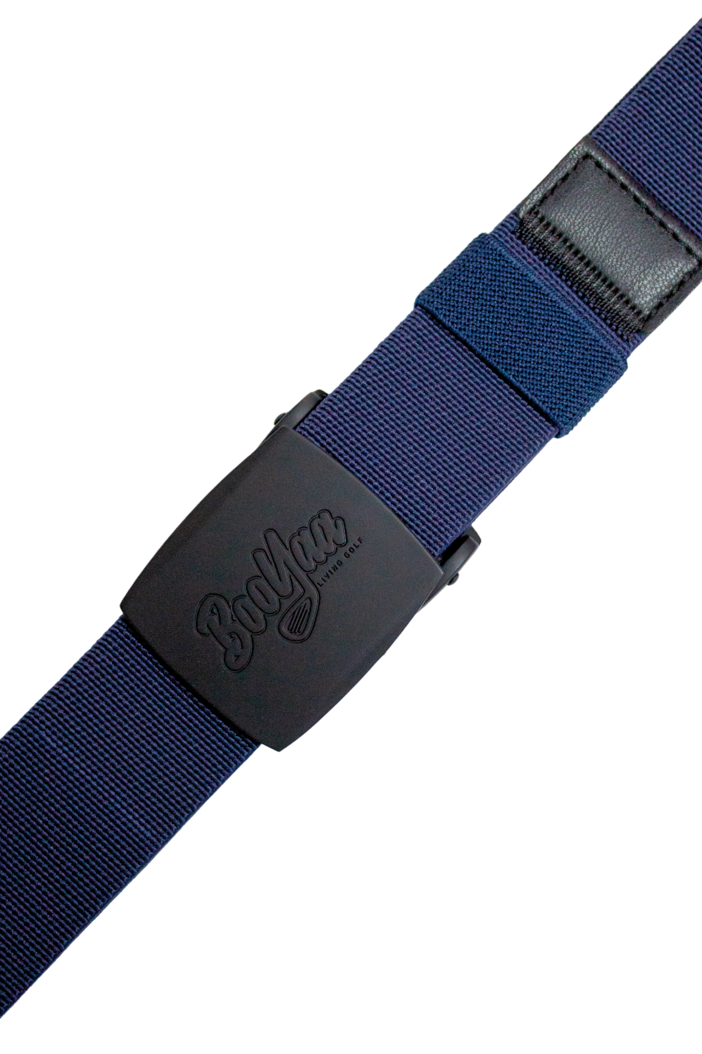 BooYaa Belt - Adjustable Navy Stretch with Black Alloy Buckle