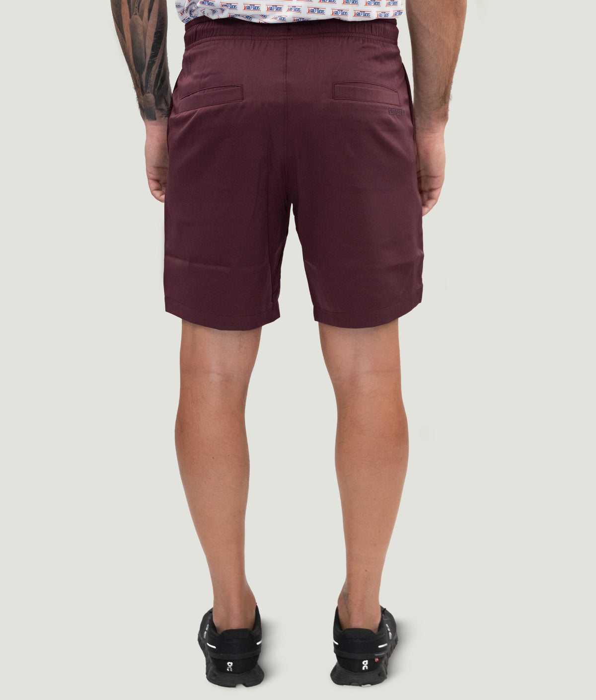 Slice & Chill Casual Sports Shorts Wine