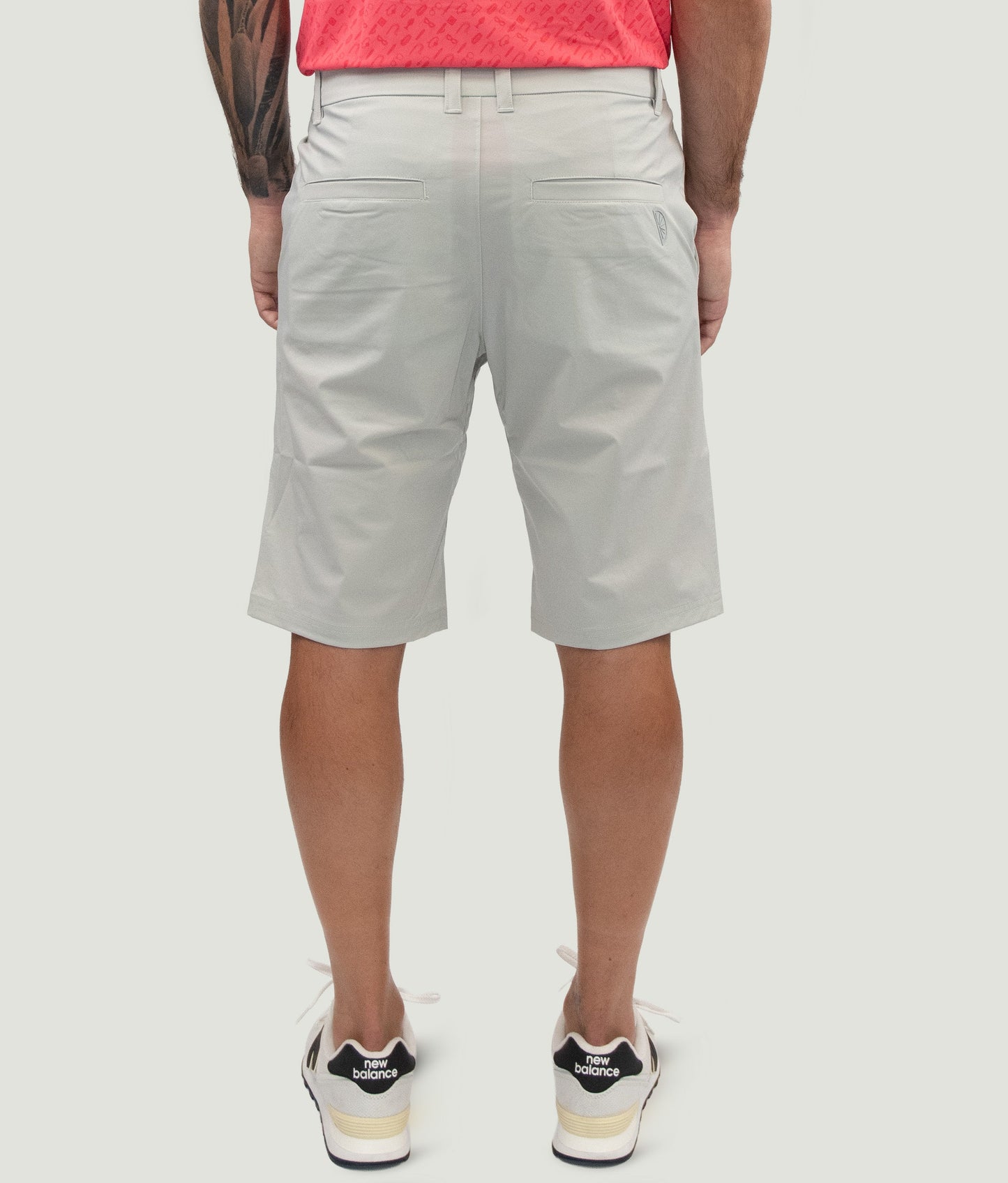 Short Game Classic Golf Shorts Light Gray