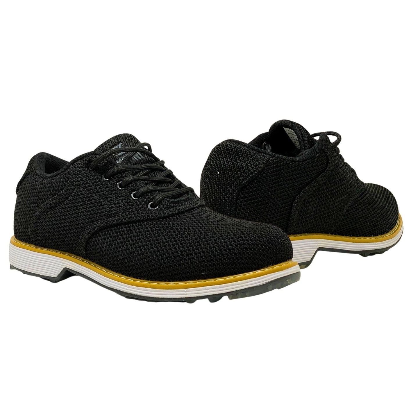 SKŌNI Men's Golf Shoe Waterproof- Black Saddle