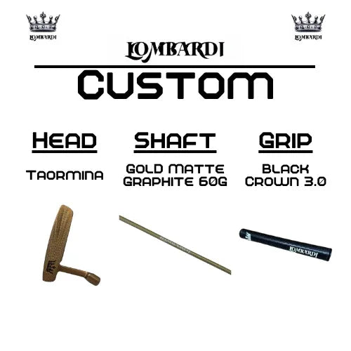 Lombardi Golf Custom Rose Gold Taormina Blade Golf Putter - GOLF LEAGUE