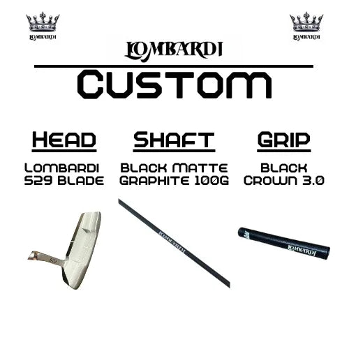 Lombardi Golf Custom 529 Blade Golf Putter - GOLF LEAGUE