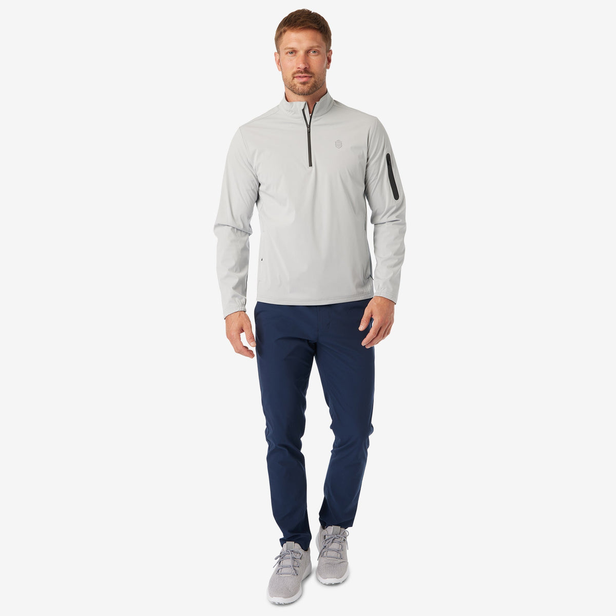 3-Layer Quarter Zip Shell Jacket