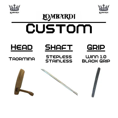 Lombardi Golf Custom Rose Gold Taormina Blade Golf Putter - GOLF LEAGUE