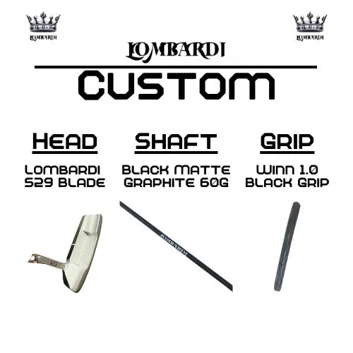 Lombardi Golf Custom 529 Blade Golf Putter - GOLF LEAGUE