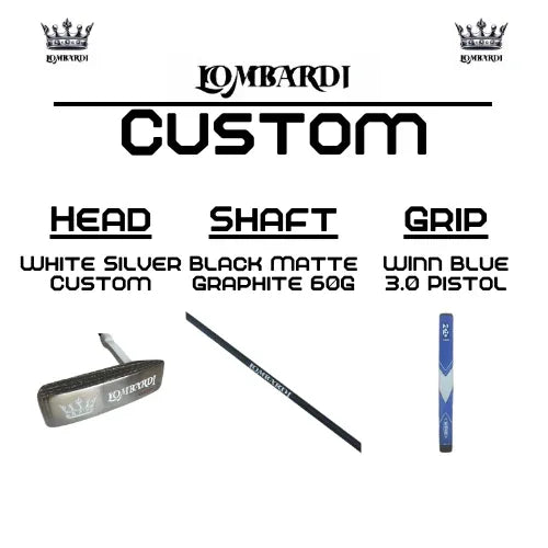Lombardi Golf Custom Silver DC Blade Golf Putter - GOLF LEAGUE