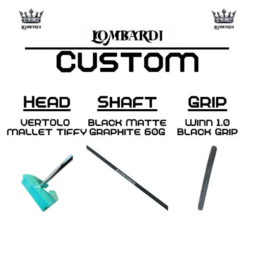 Lombardi Golf Custom Tiffy Vertolo Mallet Golf Putter - GOLF LEAGUE
