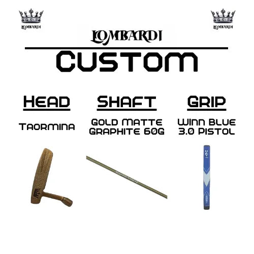 Lombardi Golf Custom Rose Gold Taormina Blade Golf Putter - GOLF LEAGUE