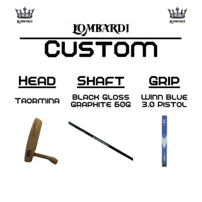 Lombardi Golf Custom Rose Gold Taormina Blade Golf Putter - GOLF LEAGUE