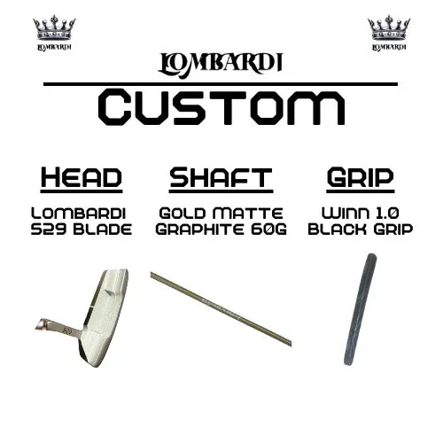 Lombardi Golf Custom 529 Blade Golf Putter - GOLF LEAGUE