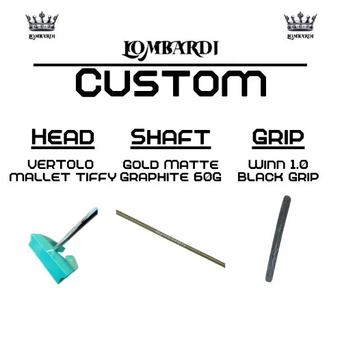 Lombardi Golf Custom Tiffy Vertolo Mallet Golf Putter - GOLF LEAGUE