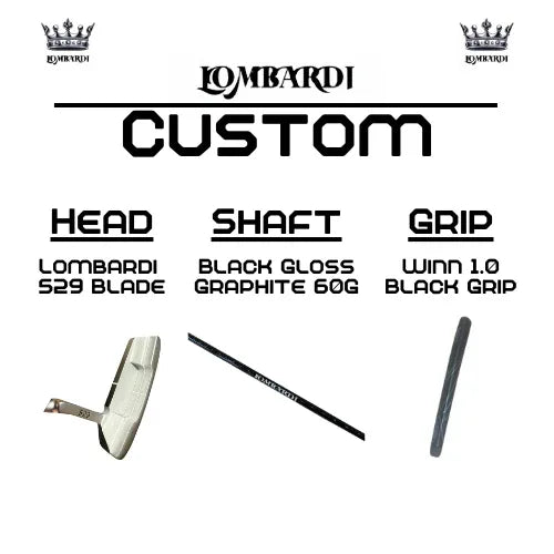 Lombardi Golf Custom 529 Blade Golf Putter - GOLF LEAGUE