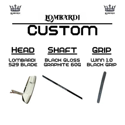Lombardi Golf Custom 529 Blade Golf Putter - GOLF LEAGUE