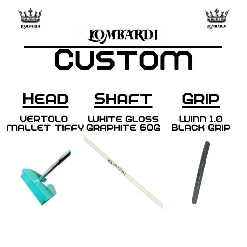 Lombardi Golf Custom Tiffy Vertolo Mallet Golf Putter - GOLF LEAGUE