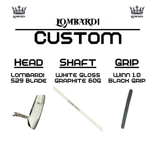 Lombardi Golf Custom 529 Blade Golf Putter - GOLF LEAGUE