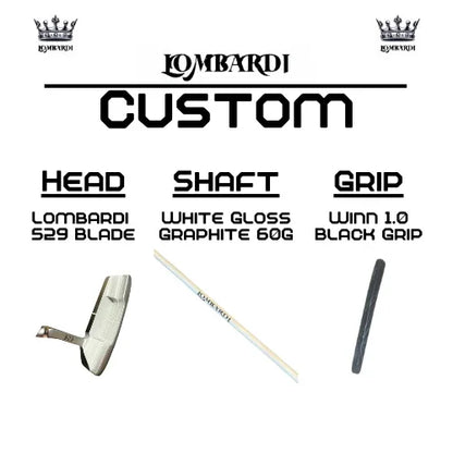 Lombardi Golf Custom 529 Blade Golf Putter - GOLF LEAGUE