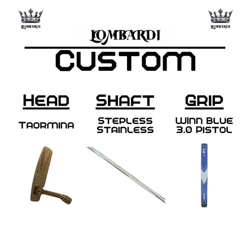 Lombardi Golf Custom Rose Gold Taormina Blade Golf Putter - GOLF LEAGUE