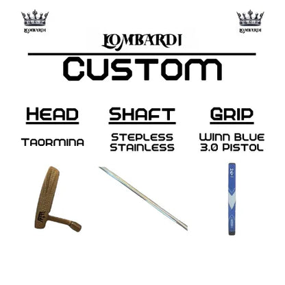 Lombardi Golf Custom Rose Gold Taormina Blade Golf Putter - GOLF LEAGUE