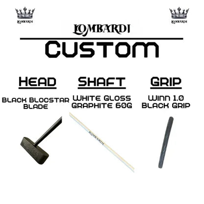 Lombardi Golf Custom Black Blocstar Blade Golf Putter - GOLF LEAGUE