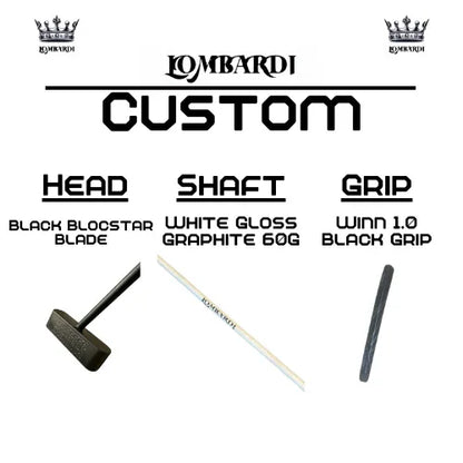 Lombardi Golf Custom Black Blocstar Blade Golf Putter - GOLF LEAGUE