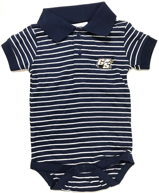 Georgia Southern Jersey Stripe Golf Baby Boy Onesie