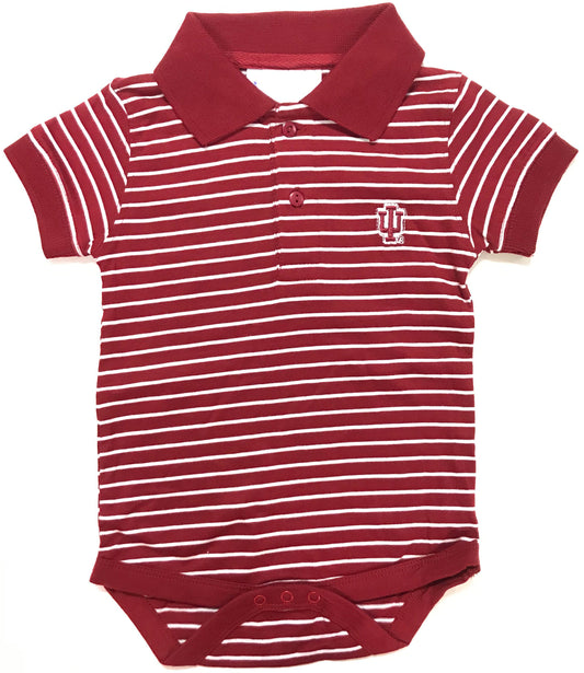 Indiana Jersey Stripe Golf Baby Boy Onesie
