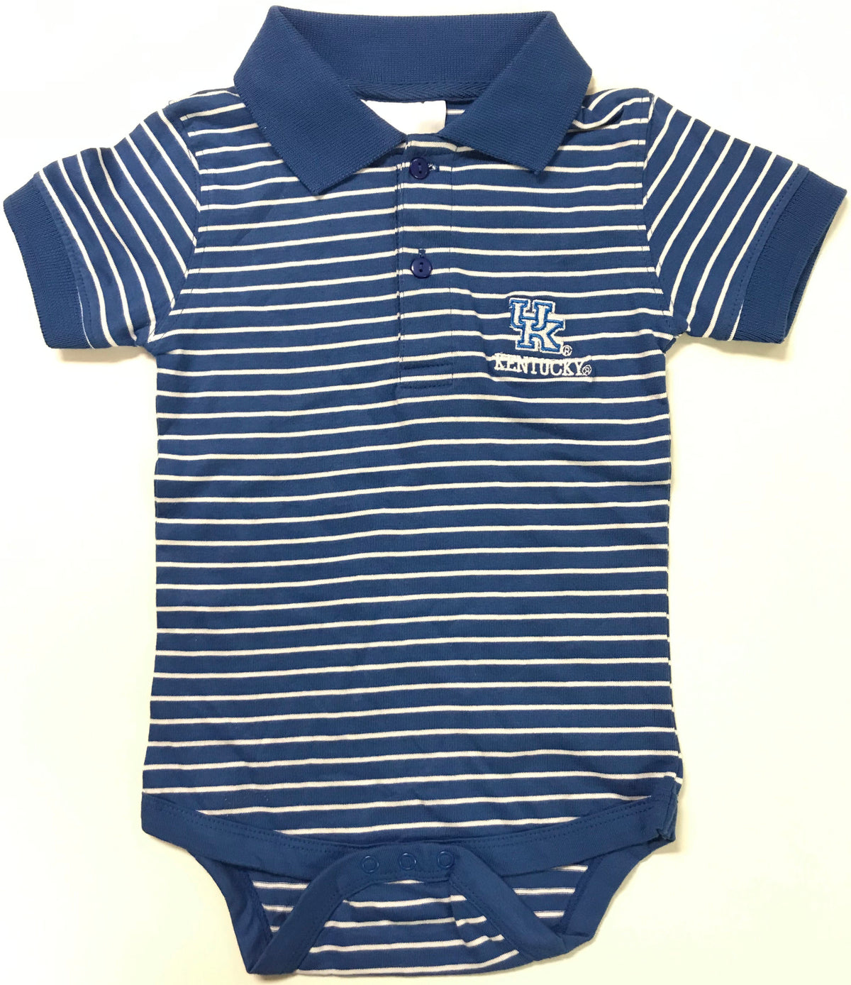 Kentucky Jersey Stripe Golf Baby Boy Onesie