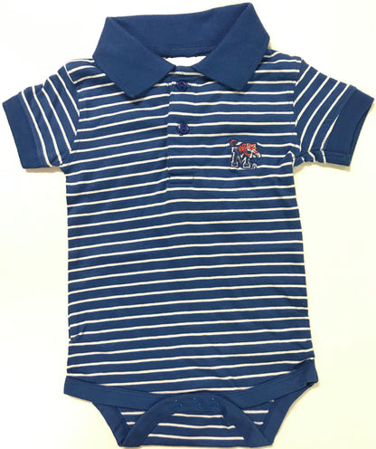 Memphis Jersey Stripe Golf Baby Boy Onesie