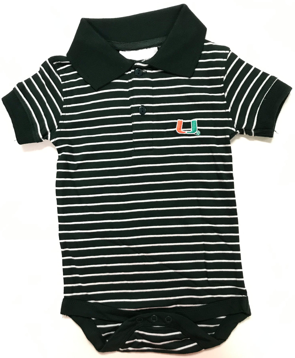 Miami Jersey Stripe Golf Baby Boy Onesie