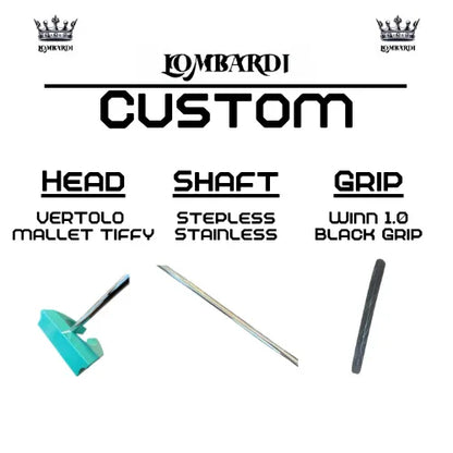 Lombardi Golf Custom Tiffy Vertolo Mallet Golf Putter - GOLF LEAGUE