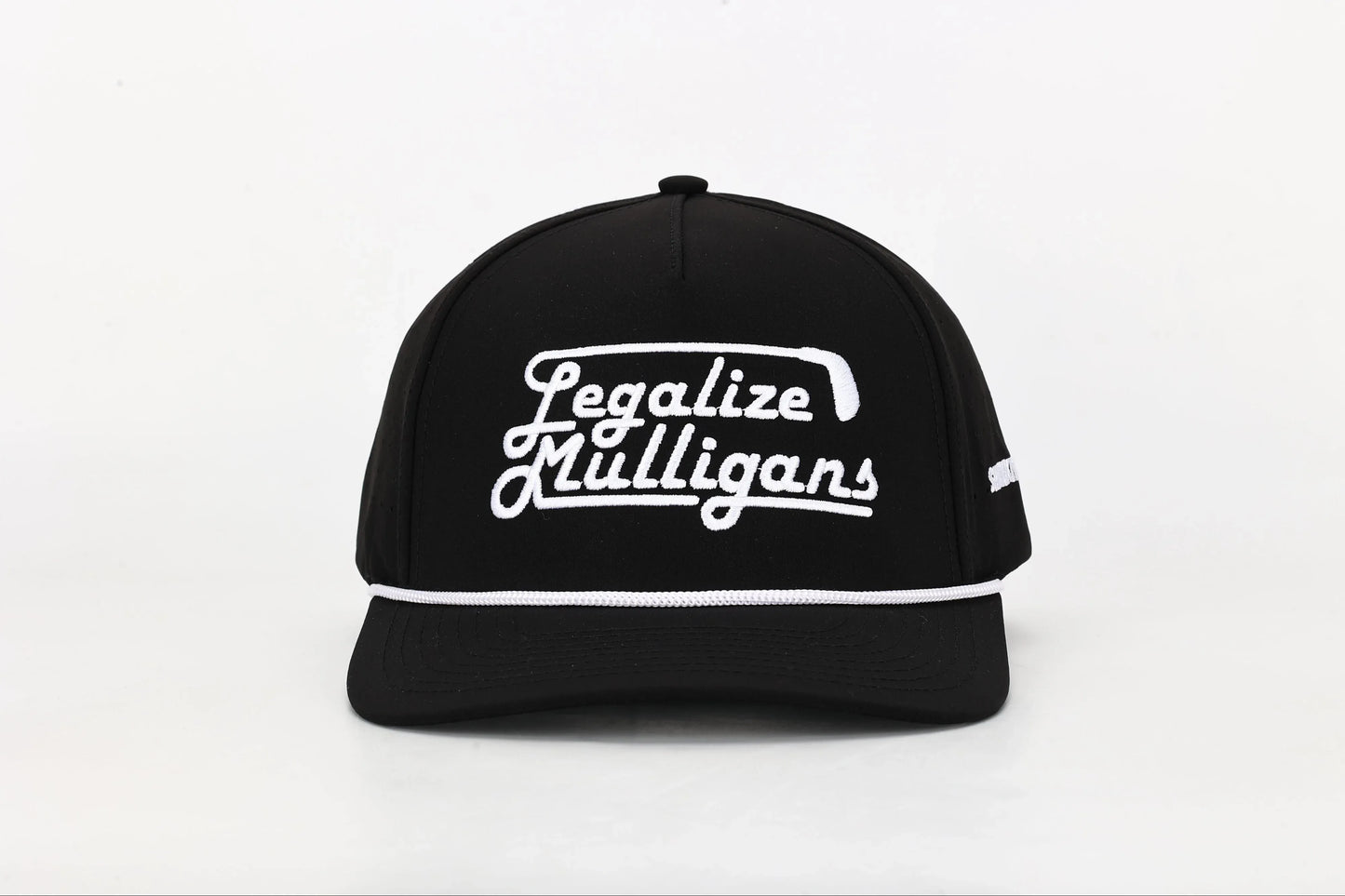 Legalize Mulligans Black Rope Hat - GOLF LEAGUE