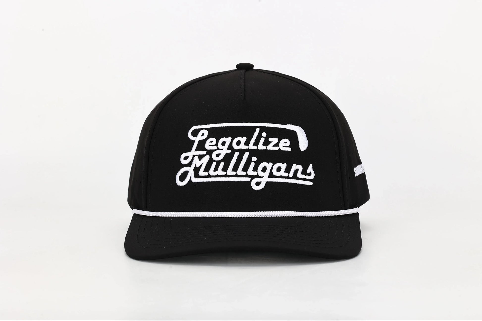 Legalize Mulligans Black Rope Hat - GOLF LEAGUE