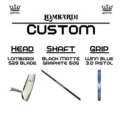 Lombardi Golf Custom 529 Blade Golf Putter - GOLF LEAGUE