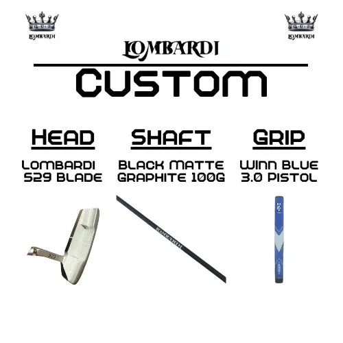 Lombardi Golf Custom 529 Blade Golf Putter - GOLF LEAGUE