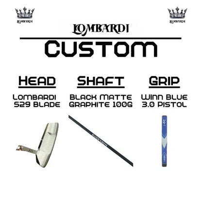 Lombardi Golf Custom 529 Blade Golf Putter - GOLF LEAGUE