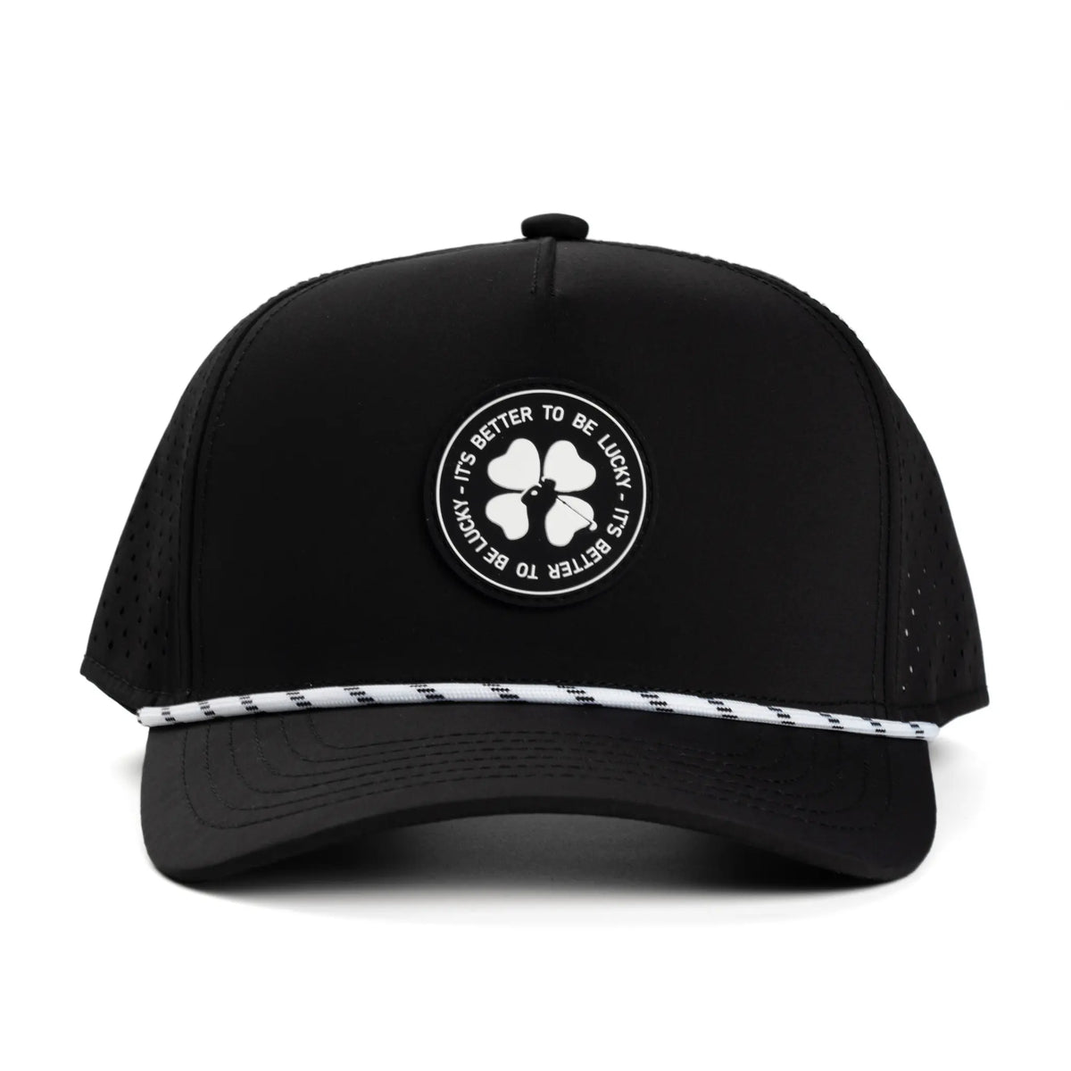 Black It's Better To Be Lucky Hat