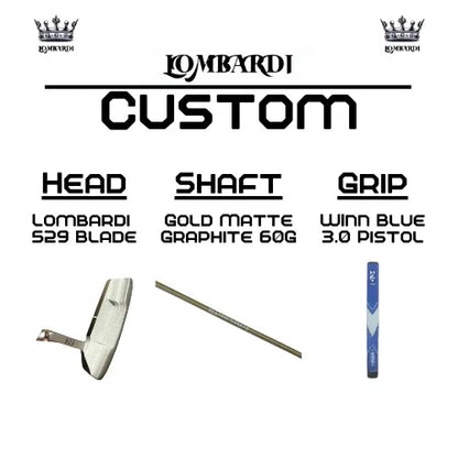 Lombardi Golf Custom 529 Blade Golf Putter - GOLF LEAGUE