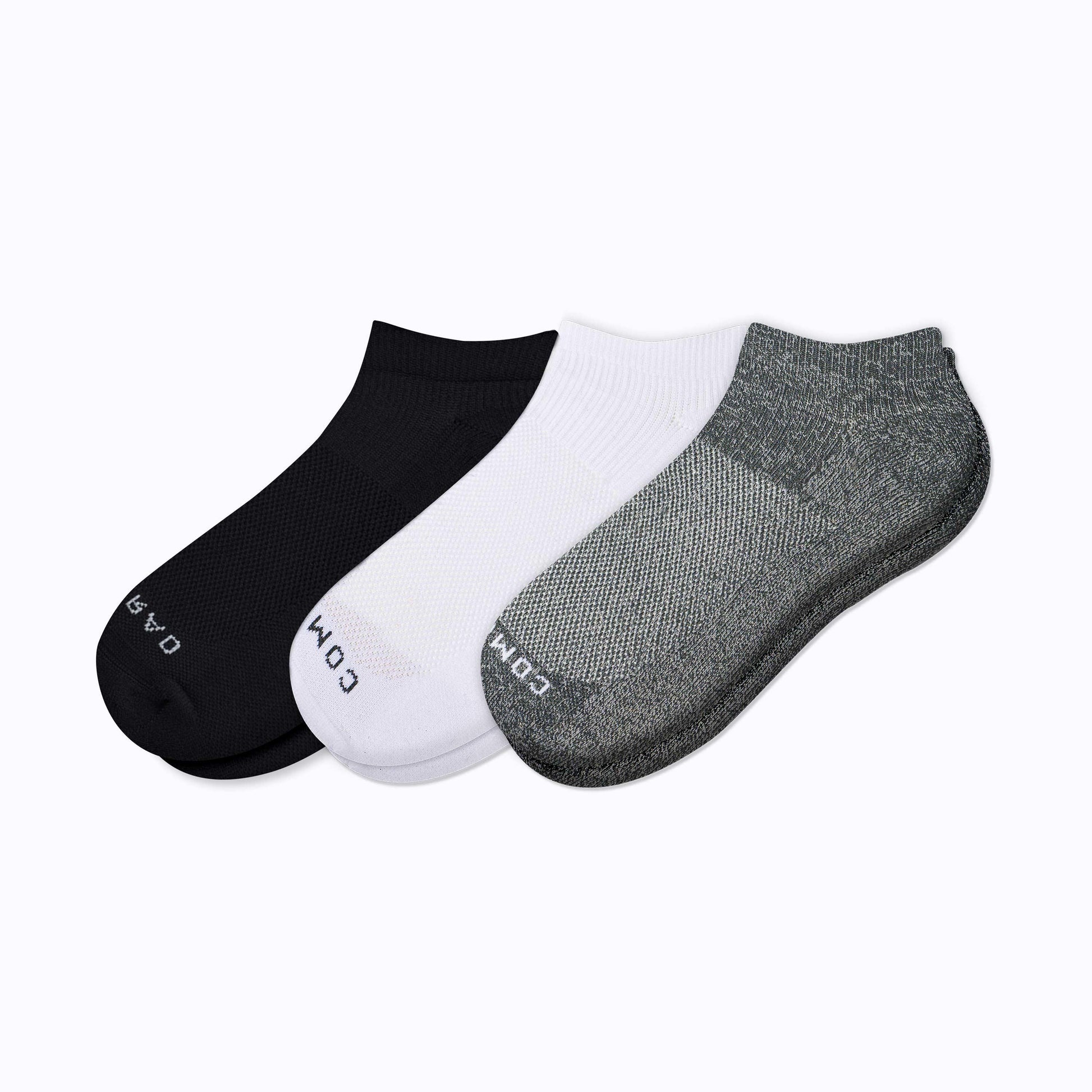 3P4-SL-X002-3pack-ankle_black-charcoal-white_lil - GOLF LEAGUE