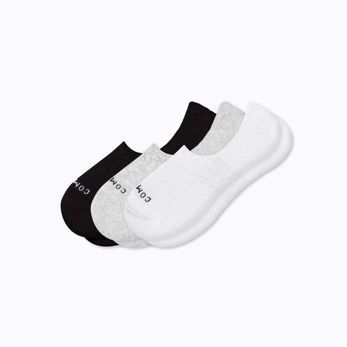 3PCNS-SL-X001-combed-cotton-solid_black-grey-white_flat-lil - GOLF LEAGUE