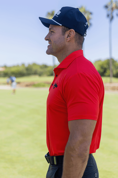 TIGER RED - VINTAGE COLLECTION - BOOYAA GOLF SHIRT