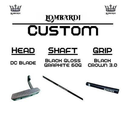Lombardi Golf Custom Silver DC Blade Golf Putter - GOLF LEAGUE