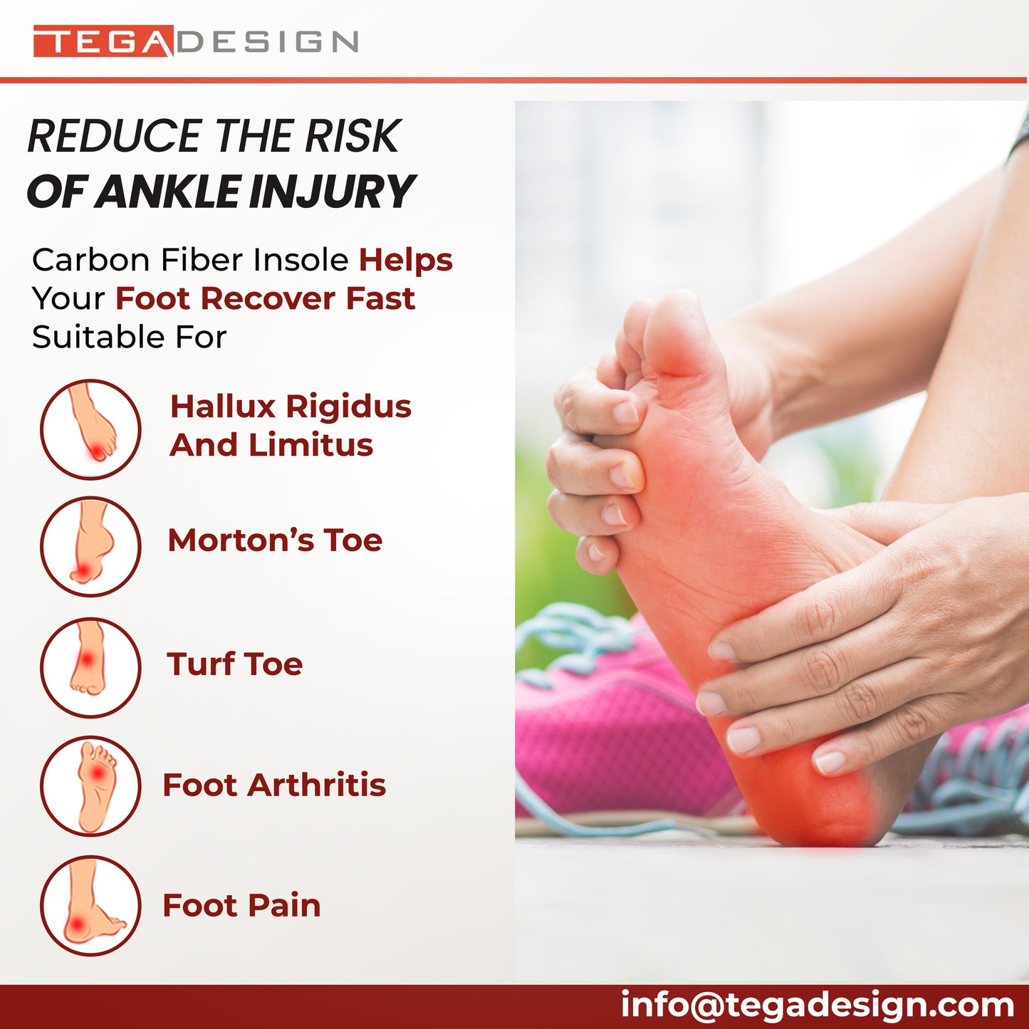 Rigid Carbon Fiber Insole (1.3mm)