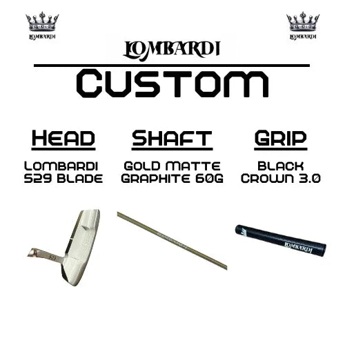 Lombardi Golf Custom 529 Blade Golf Putter - GOLF LEAGUE